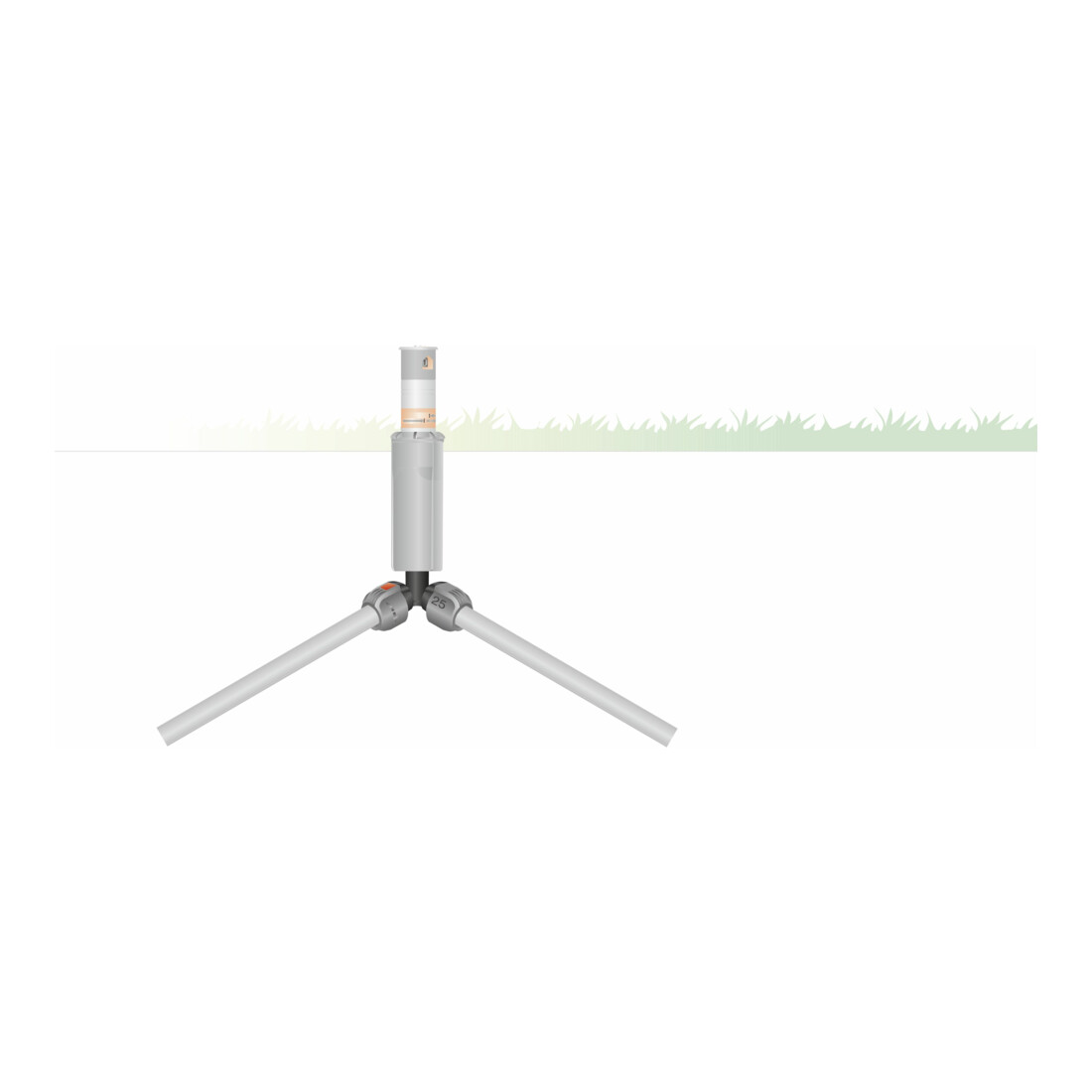 Coude pour système d'arrosage GARDENA, 25 mm x 3/4" mâle