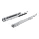 Coulisse à sortie totale Hettich Quadro-6 Silent System acier galvanisé-1