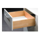 Coulisse à sortie totale Hettich Quadro-6 Silent System acier galvanisé-2