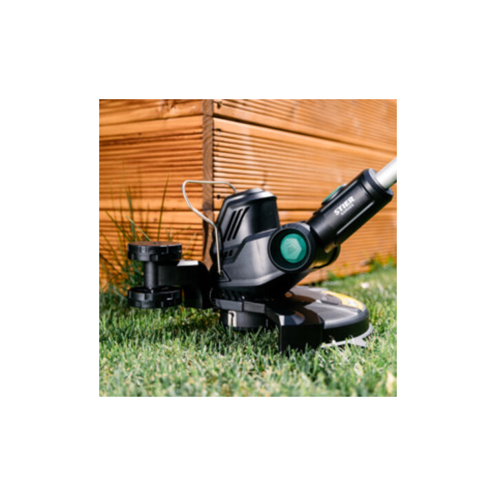 Coupe-bordures sans fil STIER SRT-75 + batterie 36 V 2,5 Ah + chargeur rapide 36 V 3 A