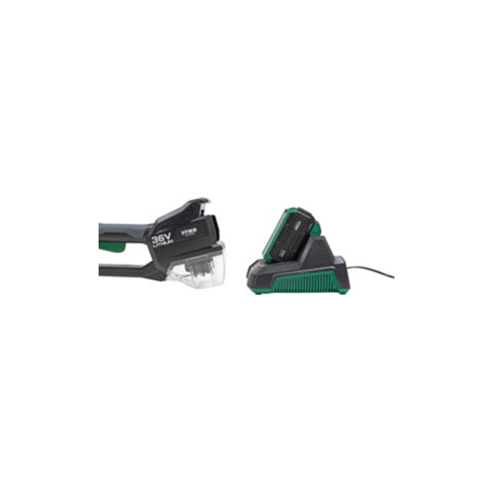 Coupe-bordures sans fil STIER SRT-75 + batterie 36 V 2,5 Ah + chargeur rapide 36 V 3 A