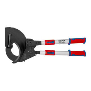 Coupe-câbles, à cliquet, avec bras télescopiques Knipex