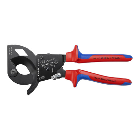 Coupe-câbles, à cliquet Knipex