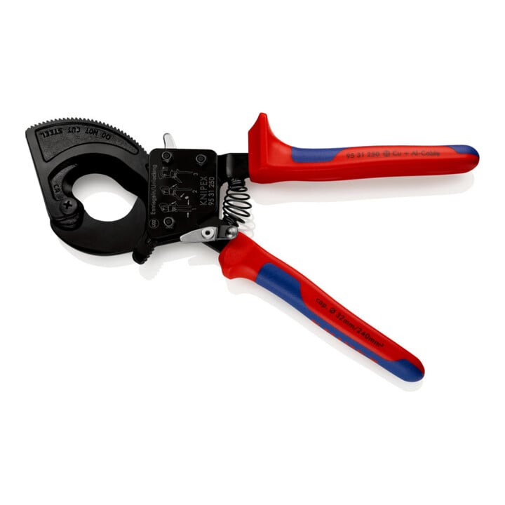 Coupe-câbles, à cliquet Knipex