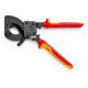 Coupe-câbles, à cliquet Knipex