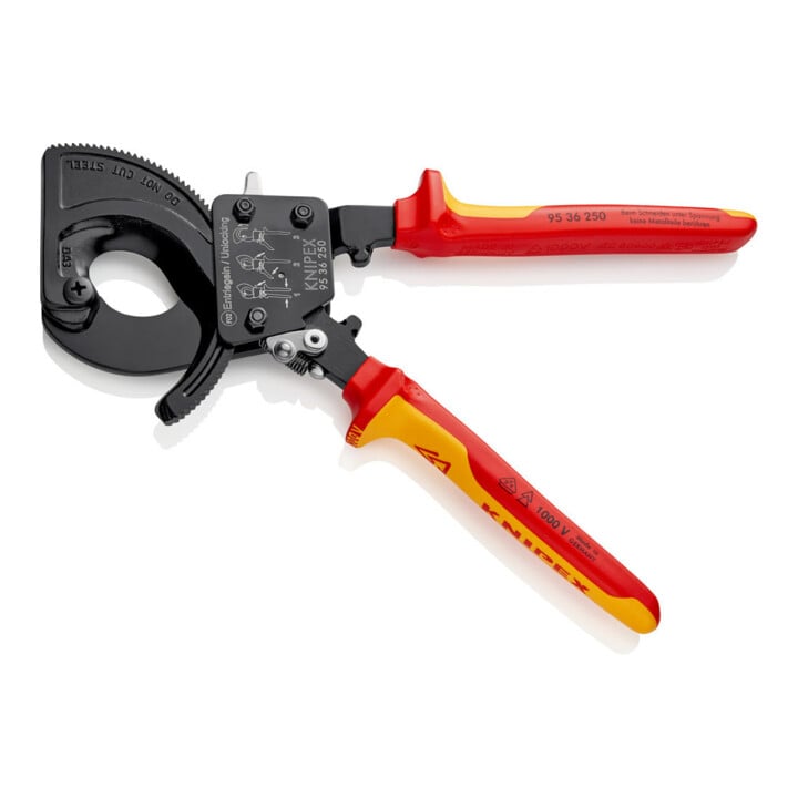 Coupe-câbles, à cliquet Knipex