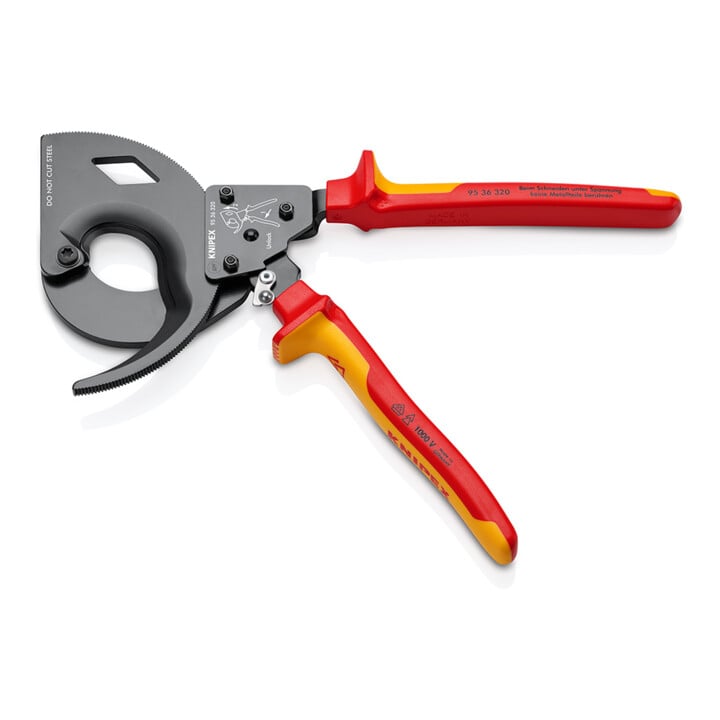 Coupe-câbles, à cliquet Knipex