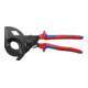 Coupe-câbles, à cliquet, pour câbles à blindage acier (câbles SWA) Knipex-1