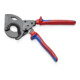 Coupe-câbles, à cliquet, pour câbles à blindage acier (câbles SWA) Knipex-2