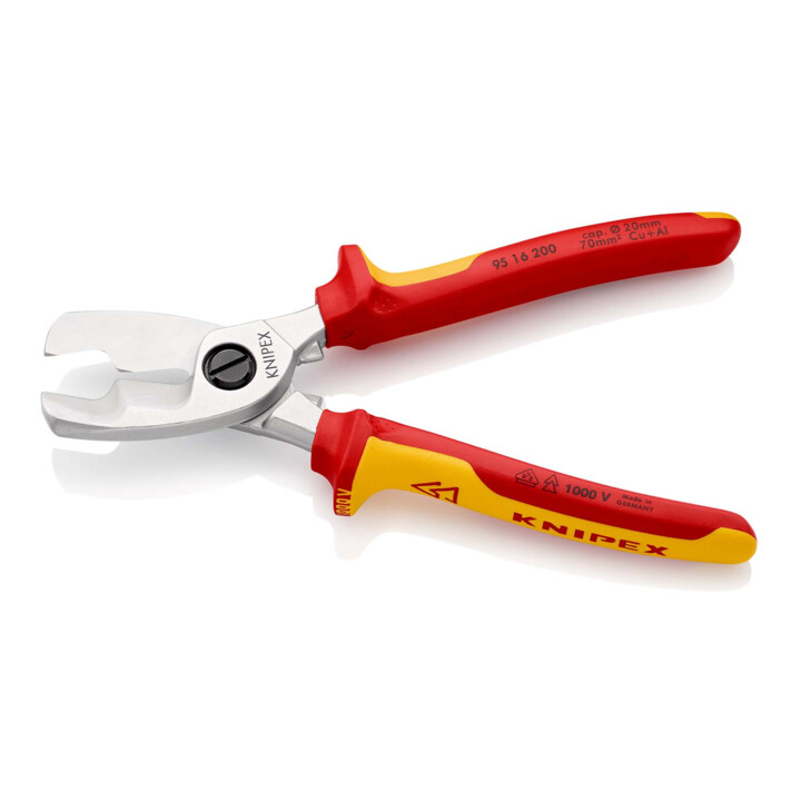 Coupe-câbles, à double tranchants Knipex
