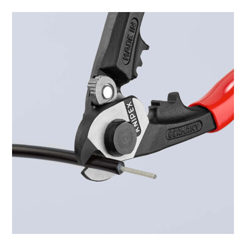 Coupe-câbles acier, forgé Knipex