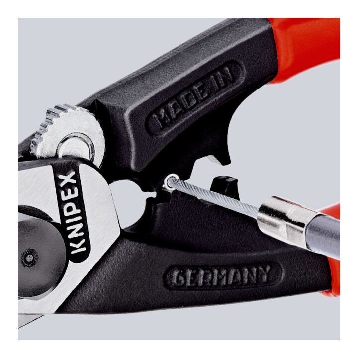 Coupe-câbles acier, forgé Knipex