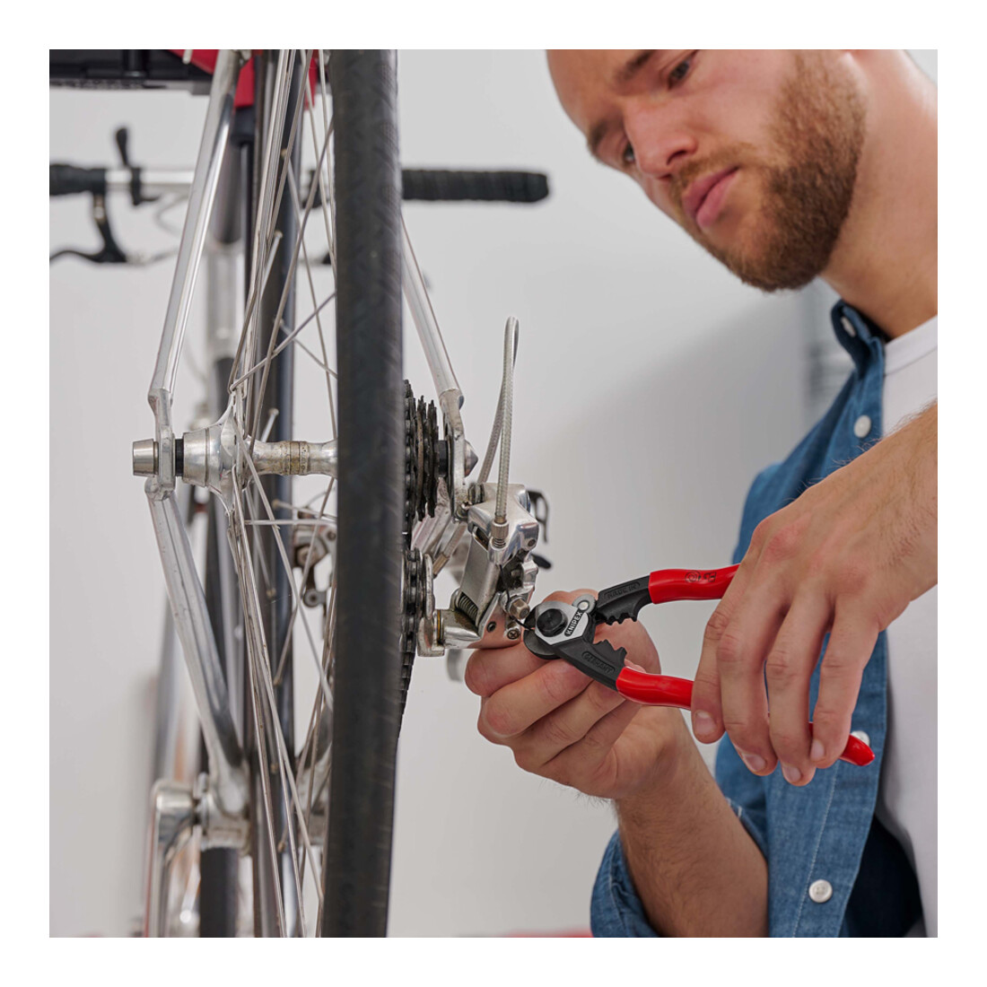 Coupe-câbles acier, forgé Knipex
