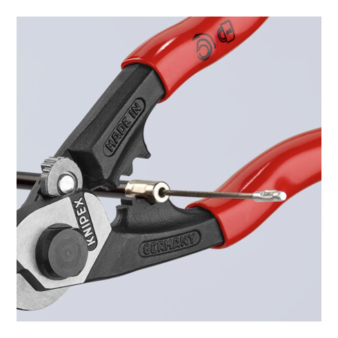 Coupe-câbles acier, forgé Knipex