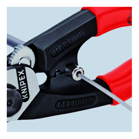 Coupe-câbles acier, forgé Knipex