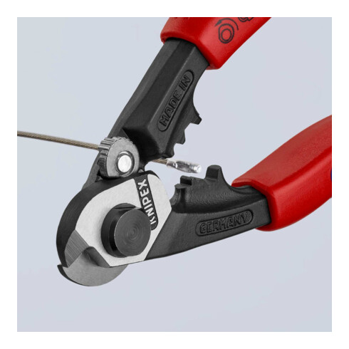 Coupe-câbles acier, forgé Knipex