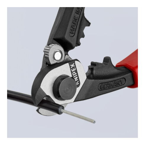 Coupe-câbles acier, forgé Knipex