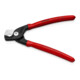 Coupe-câbles Knipex StepCut avec revêtement en plastique, bruni, 160 mm