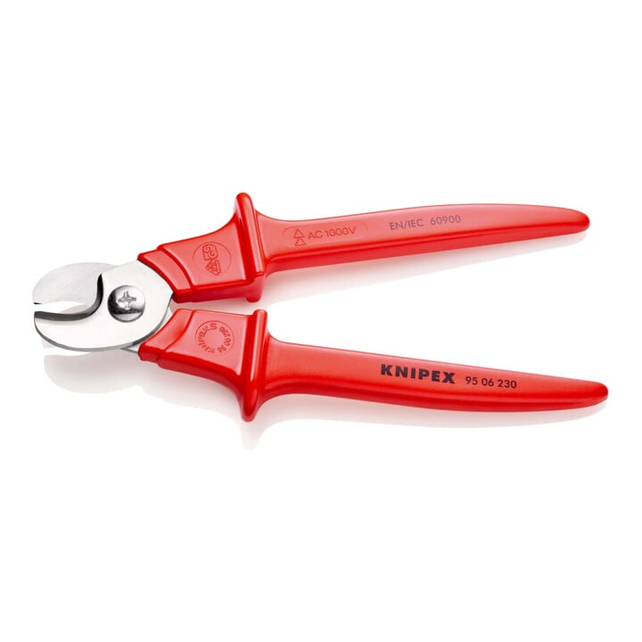 Coupe-câbles, poignées gainées en plastique par extrusion Knipex