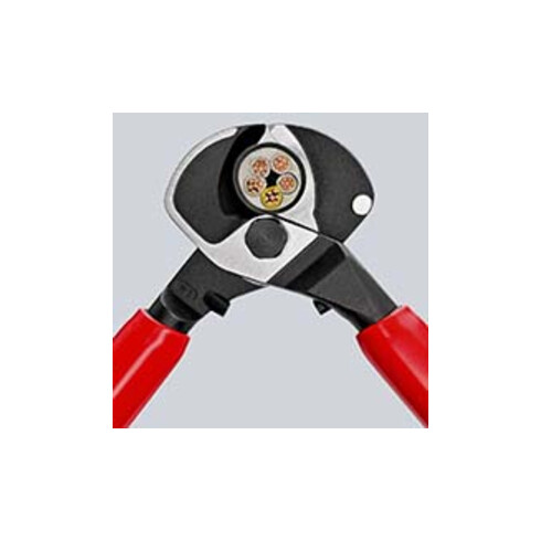 Coupe-câbles, Pour un usage à deux mains, construction courte Knipex