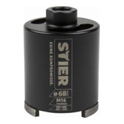 Couronne à sec STIER, abrasifs, système DAS / M16 82 mm