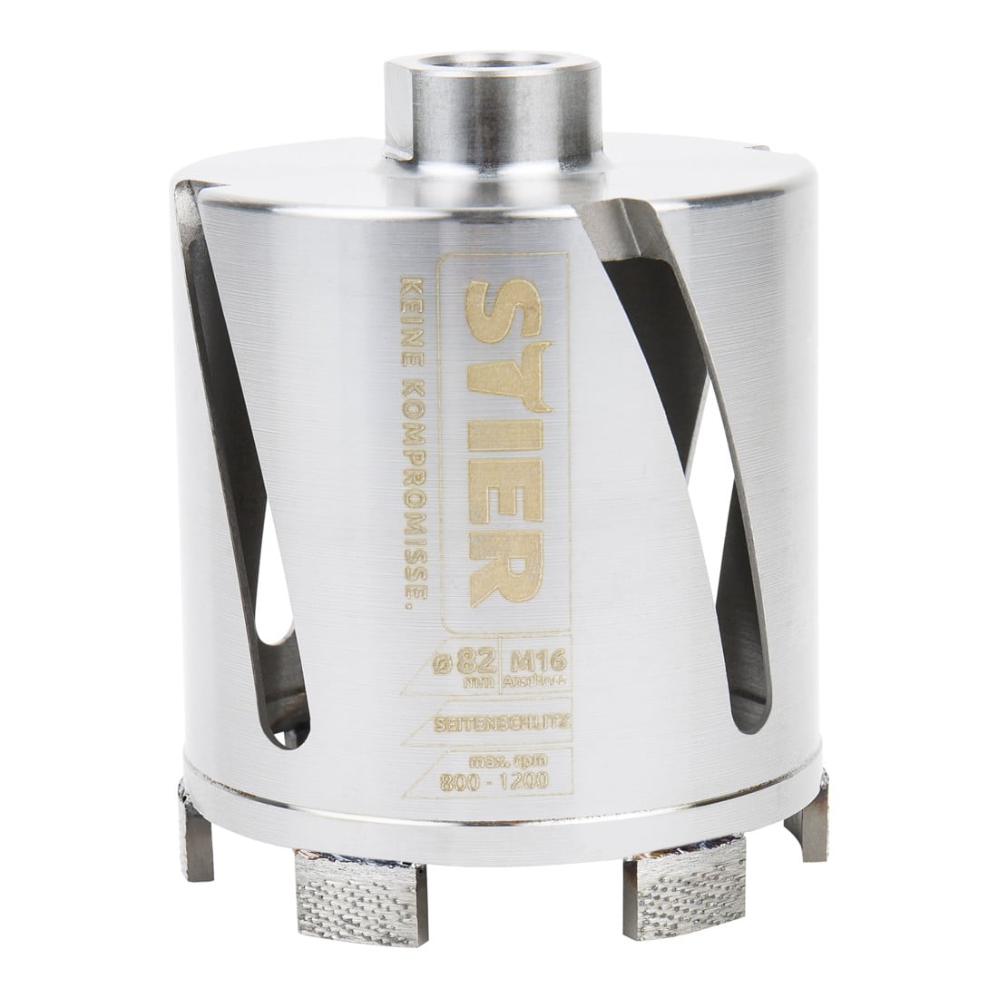 Couronne à sec STIER SuperPro fente latérale / M16 82 mm