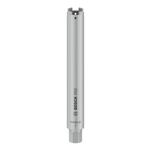 Couronne de forage à sec diamantée 1 1/4" UNC Best for Universal 62 mm, 400 mm, 4 segments, 11,5 mm