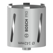 Couronne de forage à sec diamantée G 1/2" 142 mm, 150 mm, 7 segments, 7 mm