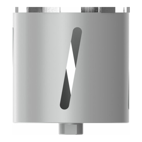 Couronne de forage à sec diamantée G 1/2" 152 mm, 150 mm, 7 segments, 7 mm