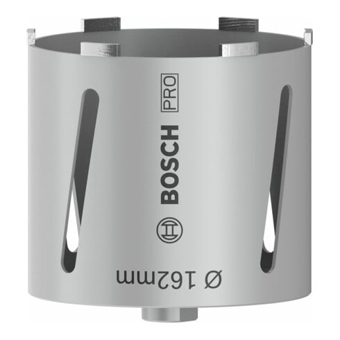 Couronne de forage à sec diamantée G 1/2" 162 mm, 150 mm, 7 , 7 mm