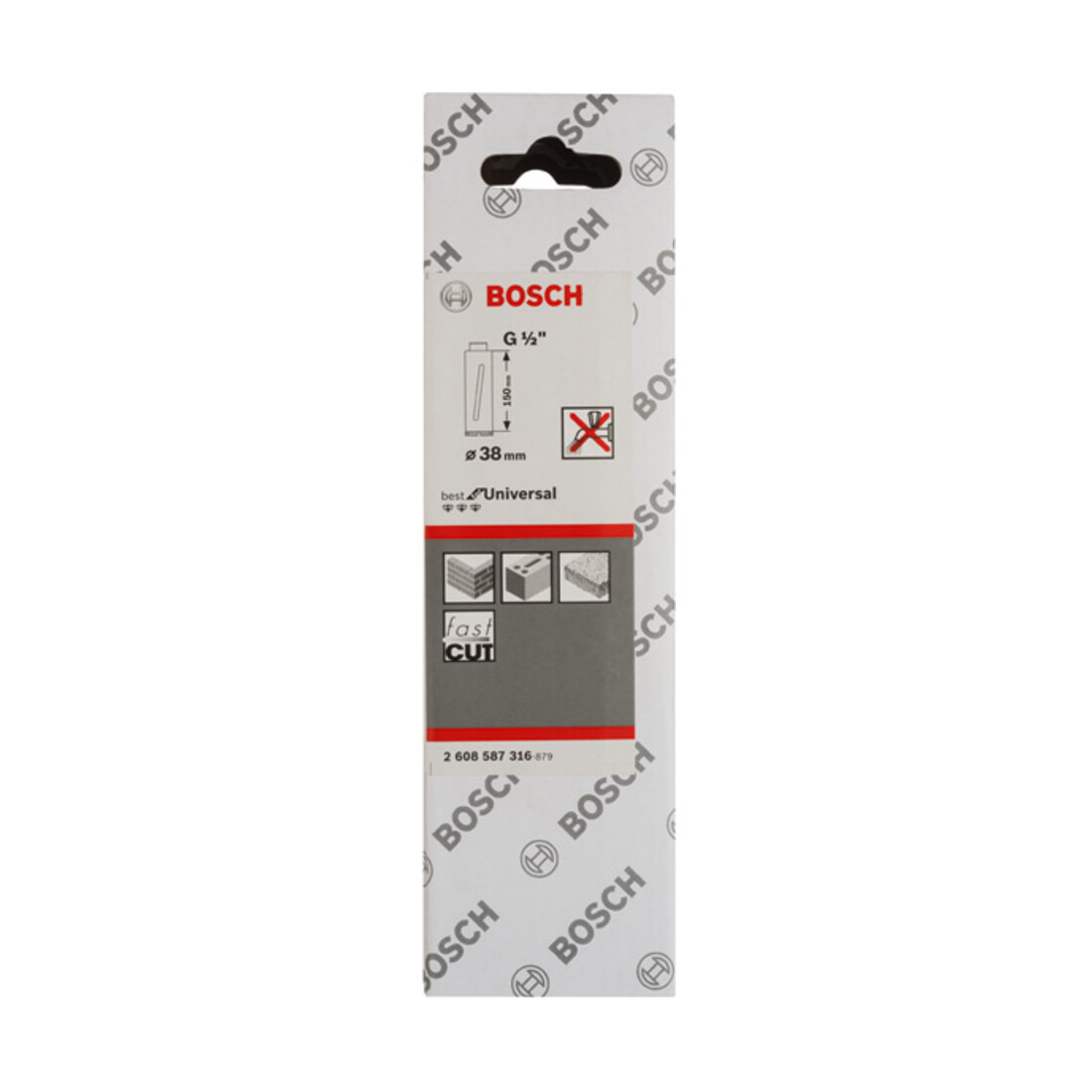 Mèche à sec Bosch G 1/2 "Best for Universal
