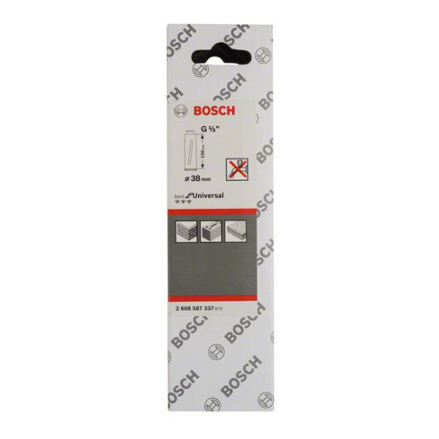 Foret à sec Bosch à diamant G 1/2 Standard pour Universal".