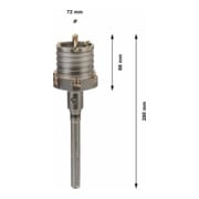 Couronne de forage creuse Bosch SDS max-9. pour marteaux perforateurs-4
