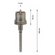 Couronne de forage creuse Bosch SDS max-9. pour marteaux perforateurs-5