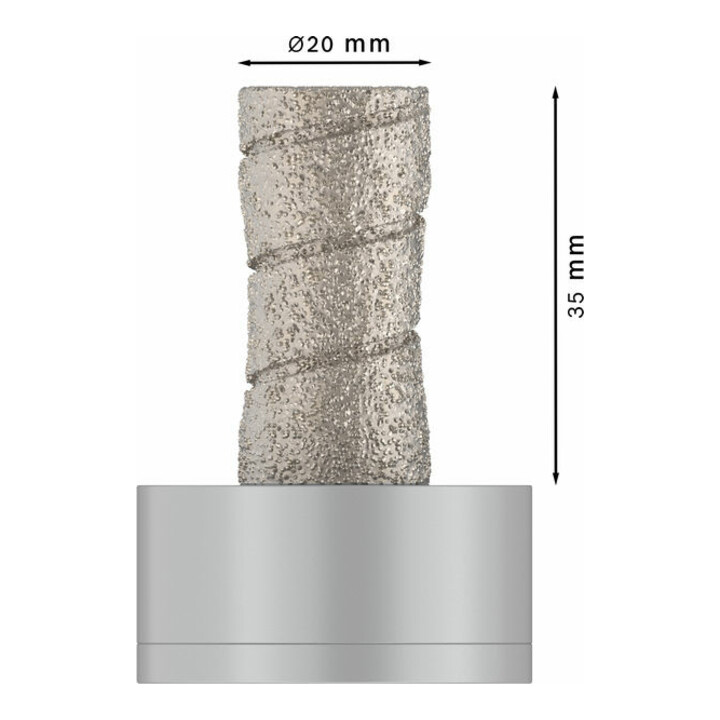 Couronne de fraisage X-LOCK 20 x 35 mm