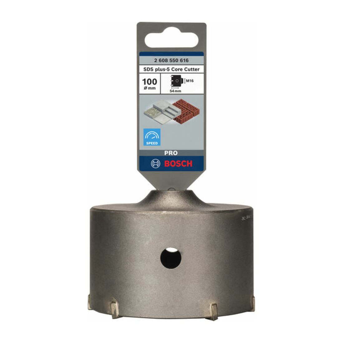 Couronne-trépan SDS plus-9 100 mm 100 x 50 x 72 mm, 6