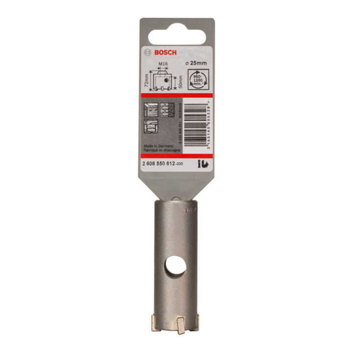 Couronne-trépan SDS plus-9 25 mm 25 x 50 x 72 mm, 4
