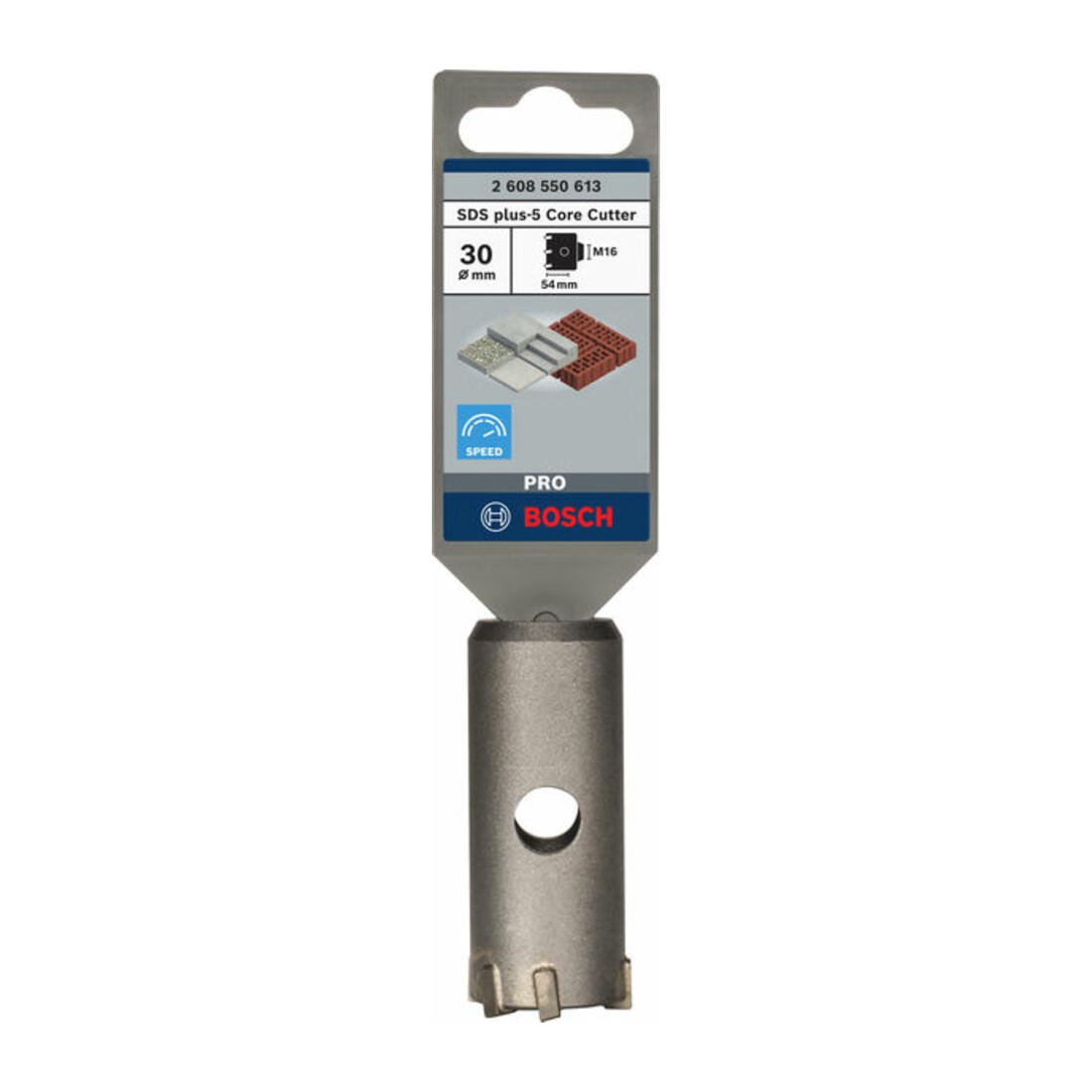 Couronne-trépan SDS plus-9 30 mm 30 x 50 x 72 mm, 6