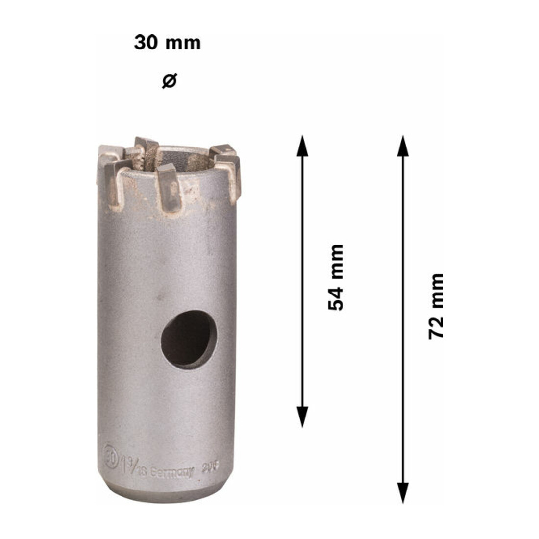 Couronne-trépan SDS plus-9 30 mm 30 x 50 x 72 mm, 6