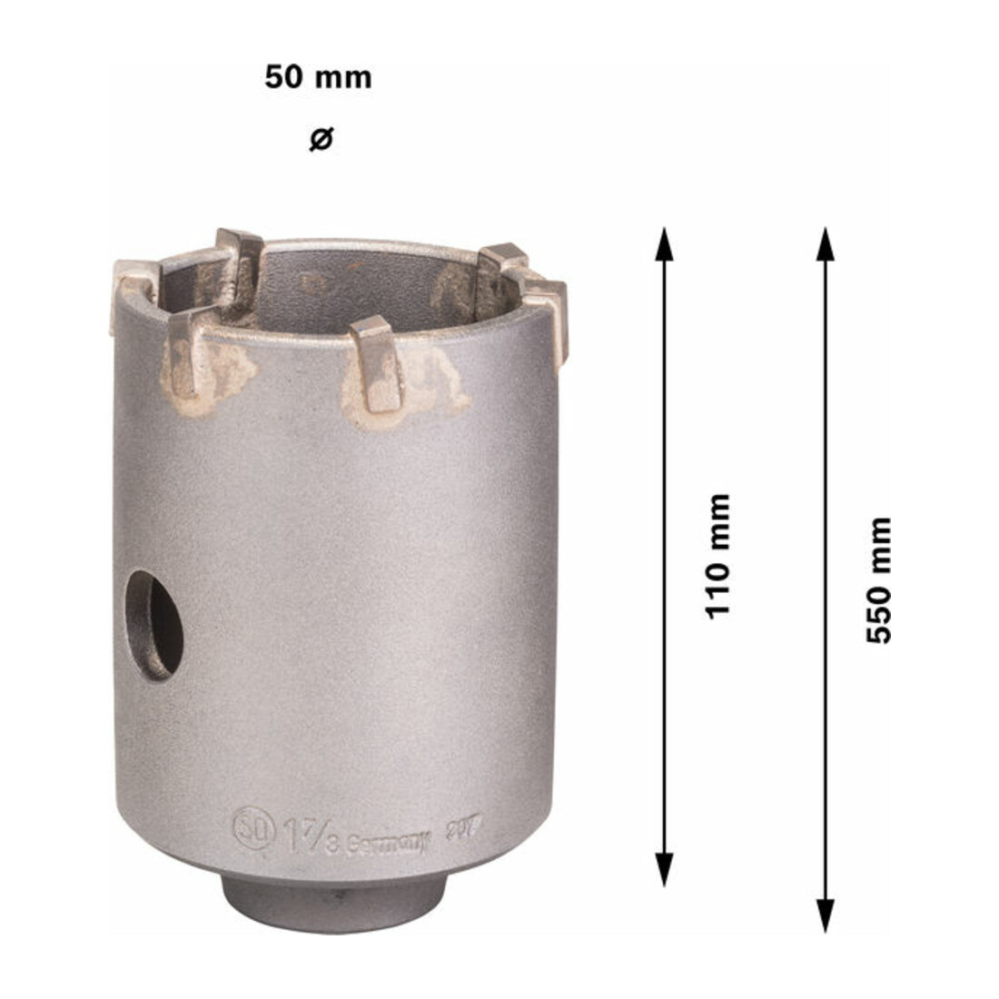Bosch Couronne trépan creuse SDS-plus-9 pour adaptateur hexagonal