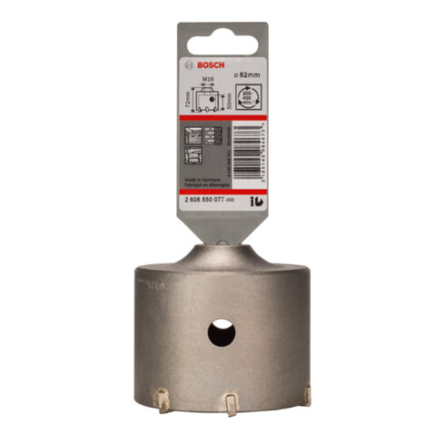 Couronne-trépan SDS plus-9 pour adaptateur six pans 82 x 50 x 80 mm, 6