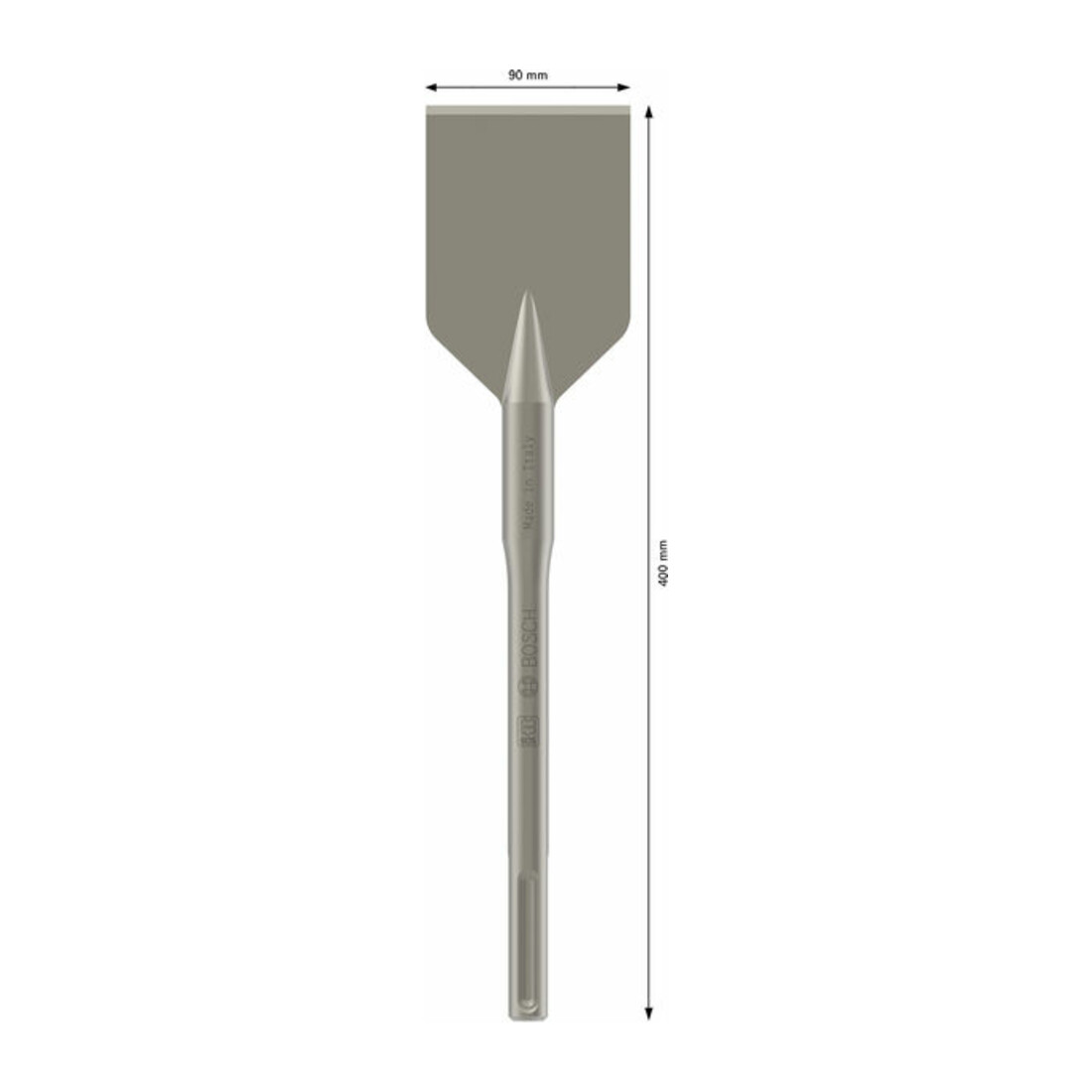 Couteau à asphalte Bosch SDS max 400 x 90 mm