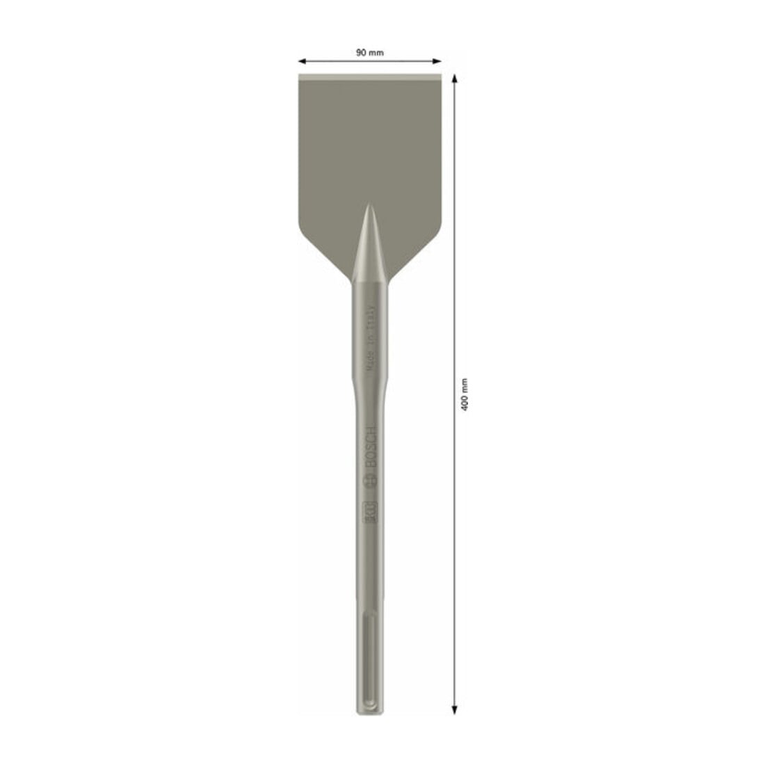 Couteau à asphalte Bosch SDS max 400 x 90 mm