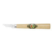 Couteau à découper Kirschen avec manche en bois à lame étroite et oblique