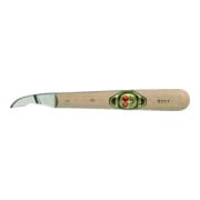 Couteau à découper Kirschen avec manche en bois et lame oblique courte