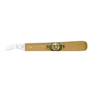 Couteau à découper Kirschen avec manche en bois et lame oblique courte