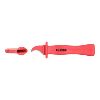 Couteau à dénuder avec revêtement isolant, 165 mm