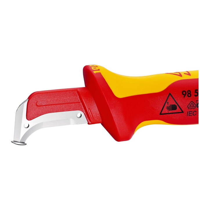 Couteau à dénuder, avec sabot de guidage Knipex