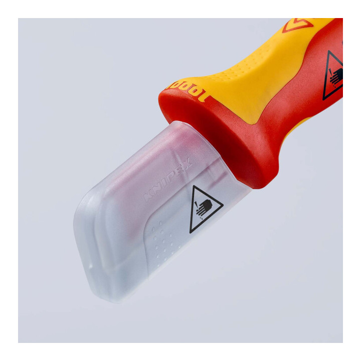 Couteau à dénuder, avec sabot de guidage Knipex