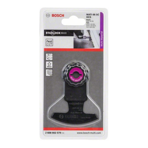 Couteau à segment HCS Bosch MATI 66 SC 66 SC 66 x 30 mm